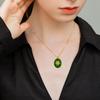 3pcs Elegant Gold Plated Steel Sunflower Necklace Pendant for Women with Enamel Tarot Card and Crescent Star Charm