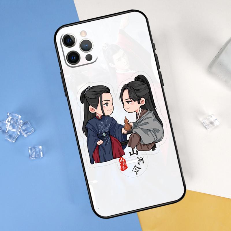 Word of Honor Shan He Ling Phone Case For iPhone 16 Pro Max 13 12 Mini 11 14 15 Pro Max XR 16 15 Plus 16e Cover Shell