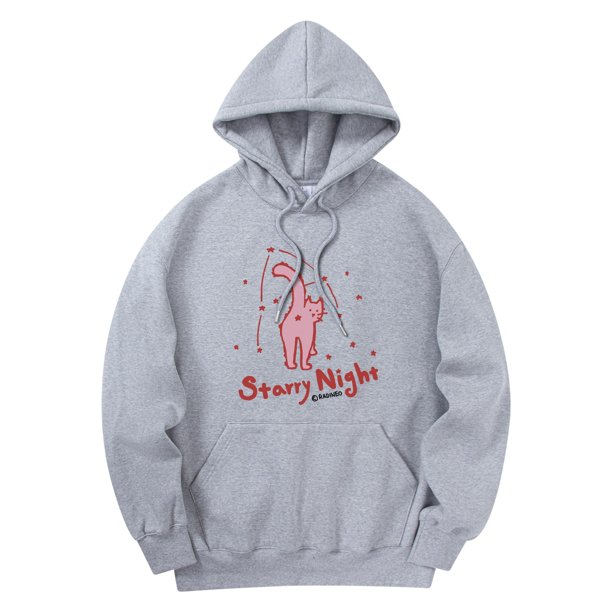 Radineo Starry Night Hood Grey Gray (Gray)/L