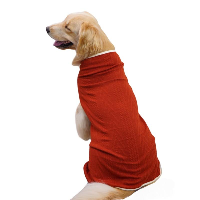 Warm Knit Turtleneck Sweater Medium To Large Dogs Winter Coat Golden Retriever Labradoodle Border Collie