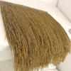 2Pcs Simulated Thatch Straw Roof for Garden Decor Artificial Thatch Roofing for Simulation Thatch for Tiki Bar Patio and Fence Decoration