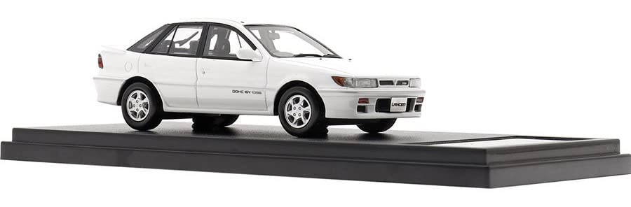 Hi Story Mitsubishi LANCER GSR 4WD Sophia White Finished Product HS372WH 1/43 (1988)