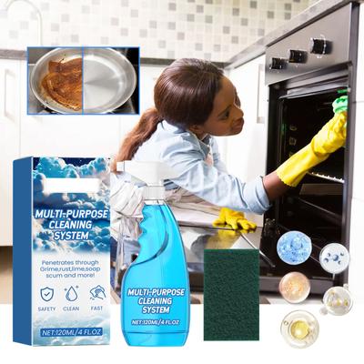 120mlFoam Spray Tablets & Spray Bottle Foam Spray All Purpose Cleaner, Multi-Purpose Cleaner Spray For Kitchens, Countertops, Ovens