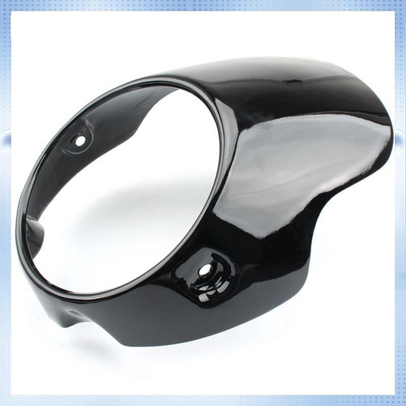 Motorcycle Headlight Fairing Mask Cowl For Triumph BONNEVILLE T100 T120 SE Thruxton 900 Scrambler 2001- Gloss Black