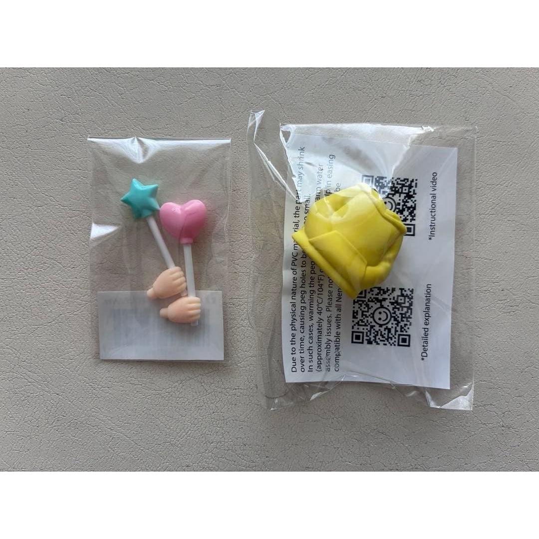 Used [New item] Nendoroid pre-order bonus parts, favorite color hoodie yellow, star and heart balloon