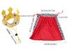 Pet Dog Costume: Crown Cape for Birthday & Party Decoration