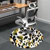 1PC Leopard Print Chair Carpet for Office Non-Slip, Lightweight, Machine Washable Rug for Office, Sleeping, Room - Holiday Decoryy251009082
