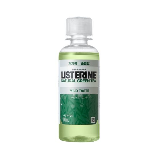 Listerine Liquid Natural Green Tea Mild 100ml