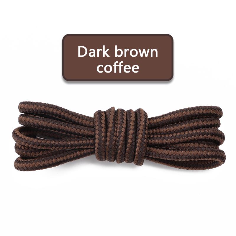 1Pair Boots Round Shoelaces Striped Double Color Shoe Laces Outdoor Hiking Leisure Shoe Lace Sneakers Casual Shoelace Accesories