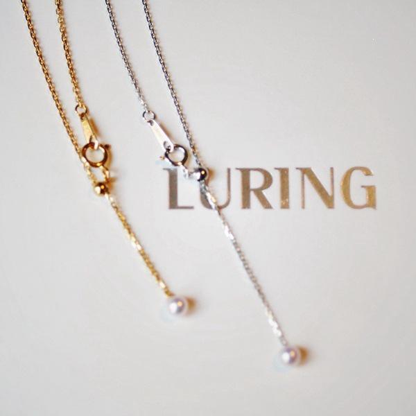 18K Gold-Plated Sterling Silver Necklace with Mini Shell Pearl Pendant 18K Gold