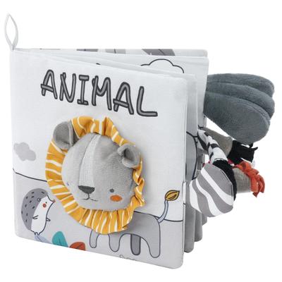 Babypuppenbuch Knisterndes Weiches Stoffbuch Babybücher Fühlen und Tasten Sensorisch Kleinkindaktivität Frühe Bildung Kinderwagen Spielzeug Knisterpapier