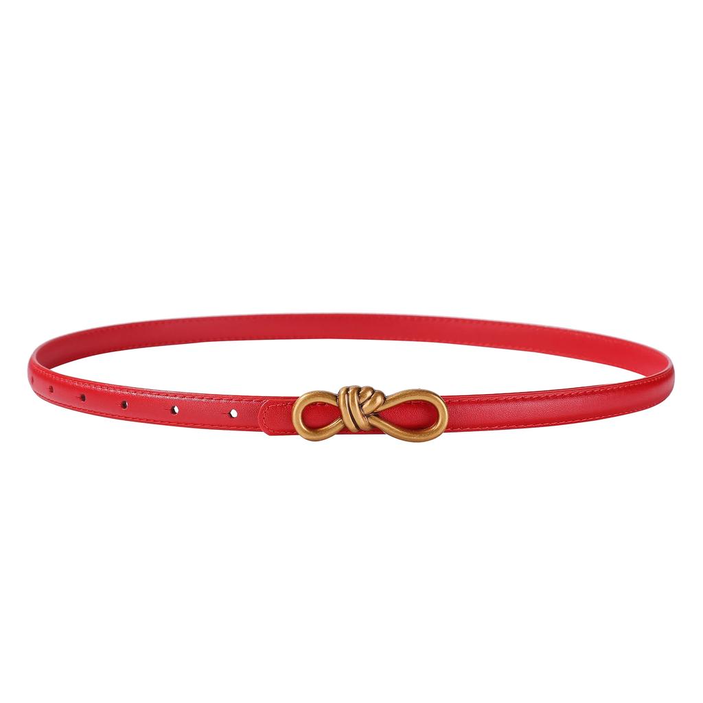 2025 New Retro Vintage Gold Designer Belt Genuine Leather Women Fashion Belt Knot Buckle Waistband Cummerbund for Dress Jeans