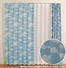 Univer Blackout Drape Dream 100cm Wide x 105cm Set of 2 Curtains, Blue, Long,