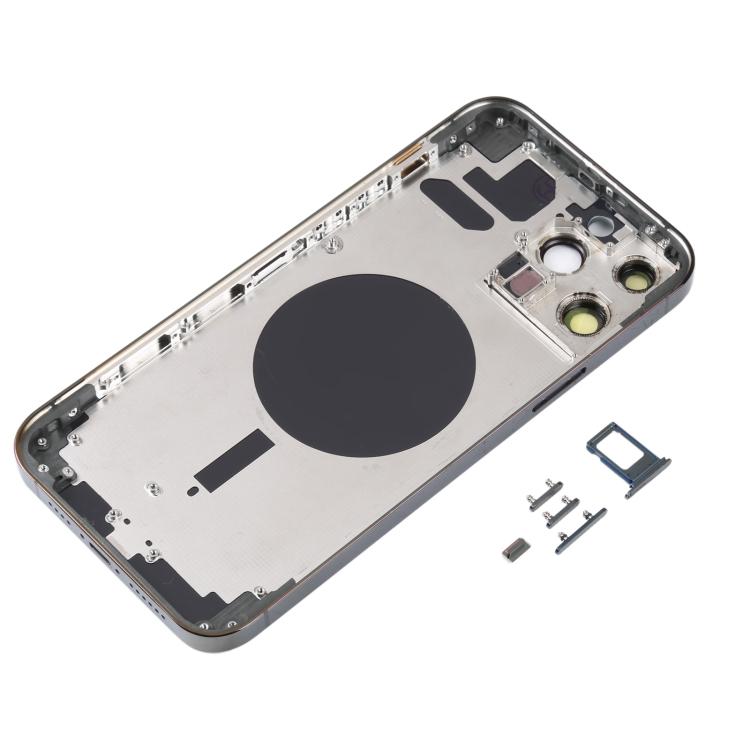 Back Housing Cover with SIM Card Tray & Side  Keys & Camera Lens for iPhone 13 Pro Max