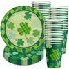 Irish Festival St. Patrick'S Day Themed Party Decorative Clover Paper Cup Paper Plate Set