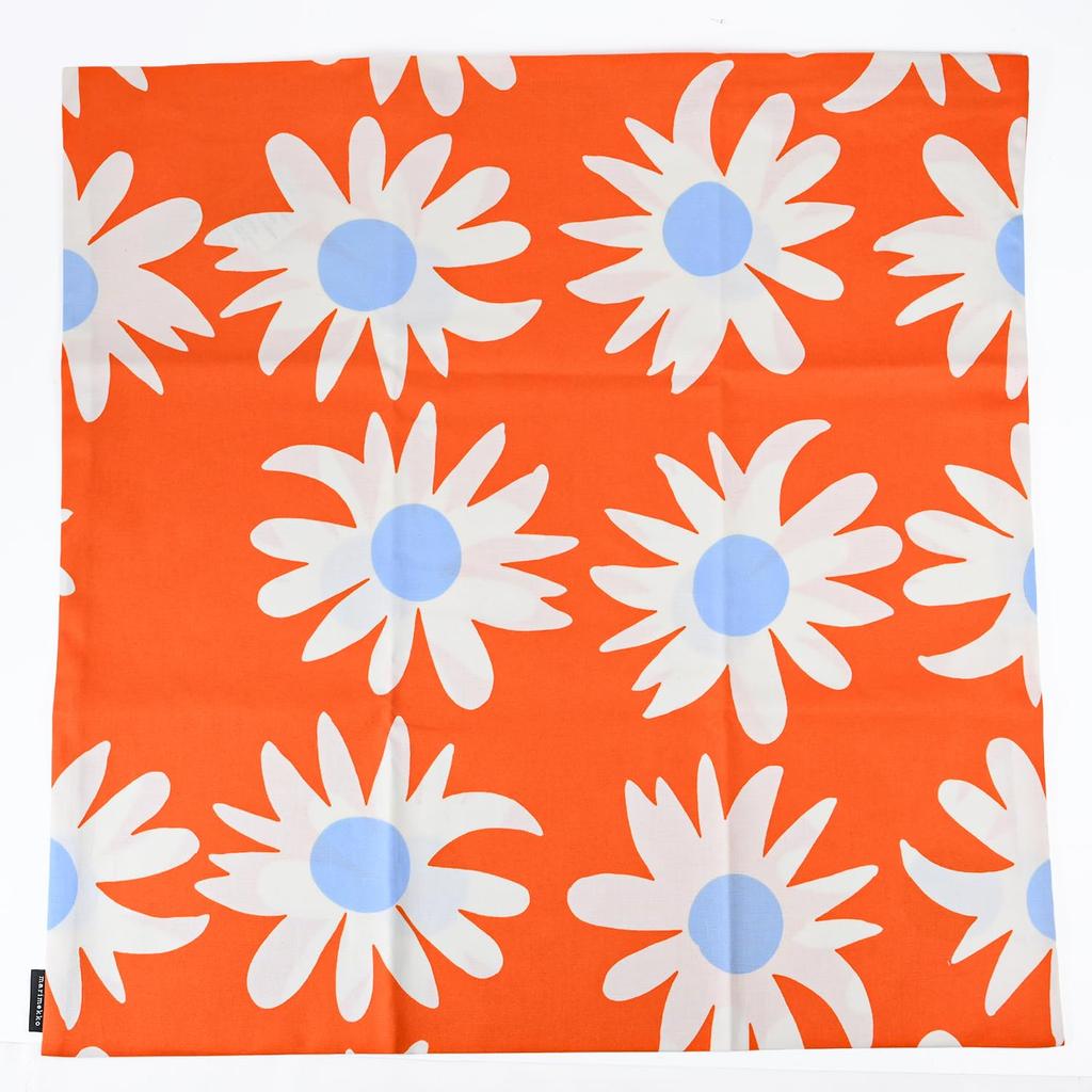 Marimekko Rakastaa ei rakasta Cushion Cover, 50x50cm, Orange, 73966 073966 215, Scandinavian Design [Parallel Import]
