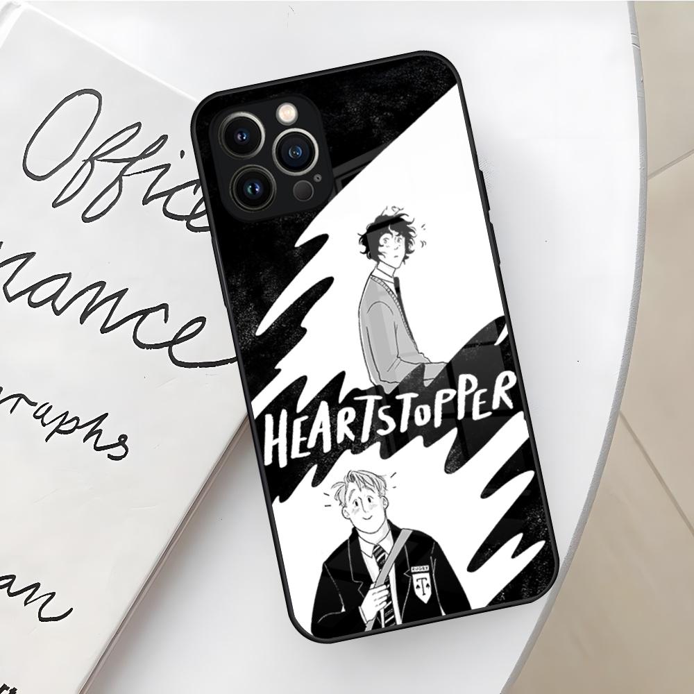 

H-HeartstopperSE Phone Case for Iphone 17 16 Air 15 14 12 11 13 Pro Max Mini X Xr Xs Se Puls glass Cover iPhone 14 Pro