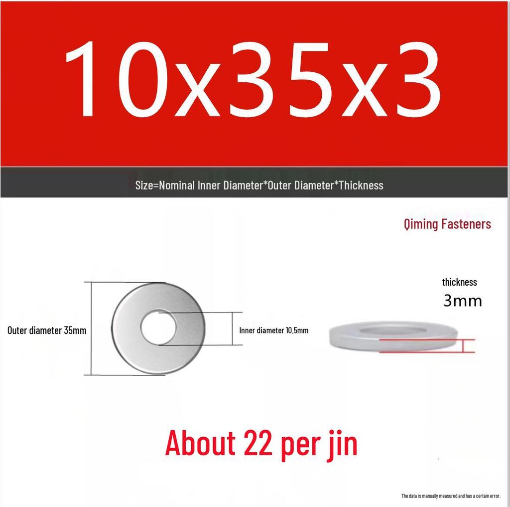 4.8 Grade Galvanized Iron Flat Washer M3-M40 Oversized Metal Screw Gasket Washer
