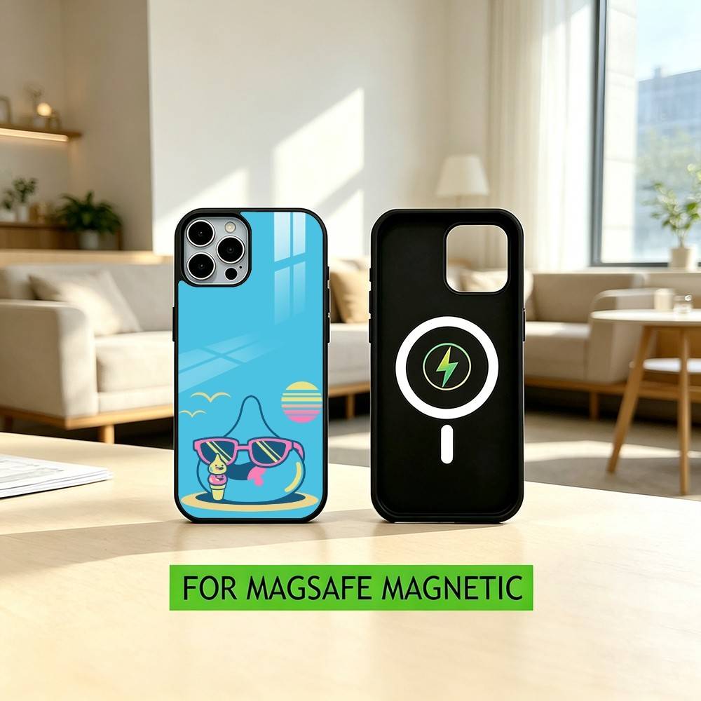 D-Dragon Q-Quest Slime Game Handyhülle Für iPhone17,16,15,14,13,12,11 Plus,Pro Magnetisch Für Magsafe Kabelloses Laden