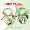 Chinese Style Panda Keychain Pendant - Cartoon Design, Creative Bag Ornament, Small Gift