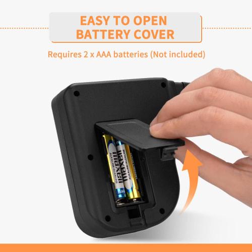 Ideagle Profesjonell Digital Avtrekksvekt, 0-12 lbs, 1 oz Intervaller, Nøyaktig Avlesning, Avtrekksvektsmåler, LCD-skjerm (Svart)