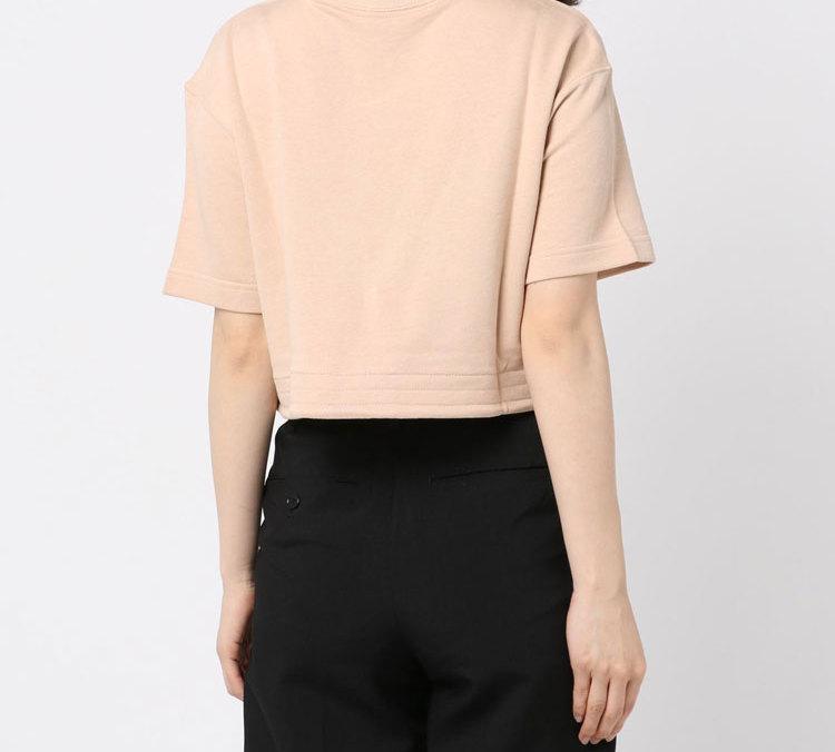 Nike Crop Tops Women's Pink Crew Neck Moderate CJ2276-287