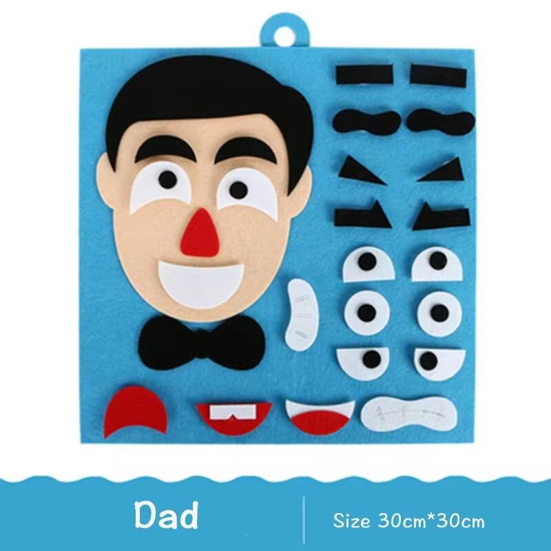 Diy Emotion Change Game Toys Creative Facial Expression Kids Learning Educational Toys For Kids Playful Set Fun Present