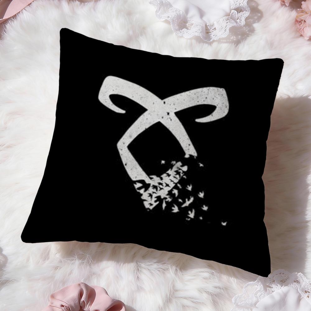 S-ShadowhuntersS Cushion Cover Premium Comfort Reversible Pillow Cove -Two in One Design for Any Room & Car Interior