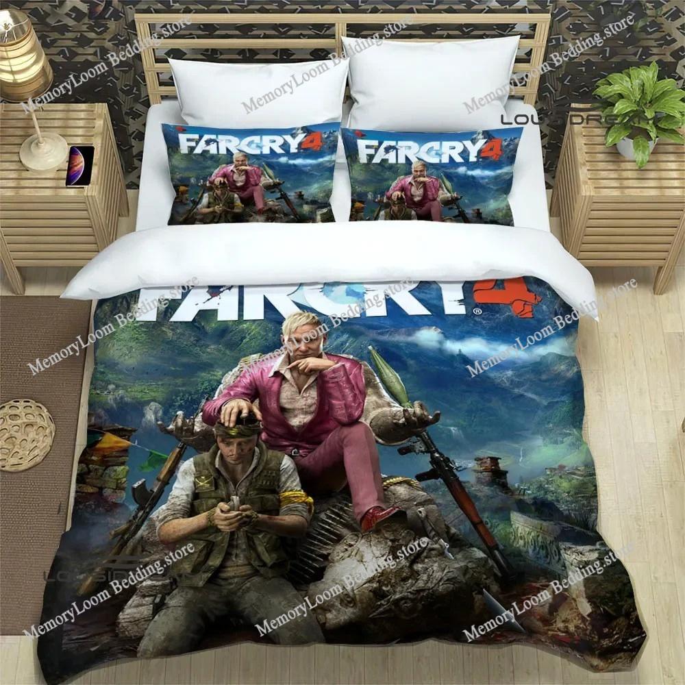 3D Game Farcry Printed Cartoon Bedding Sets Exquisite Bed Supplies Set Duvet Cover Bed Comforter Set Luxury Birthday Gift