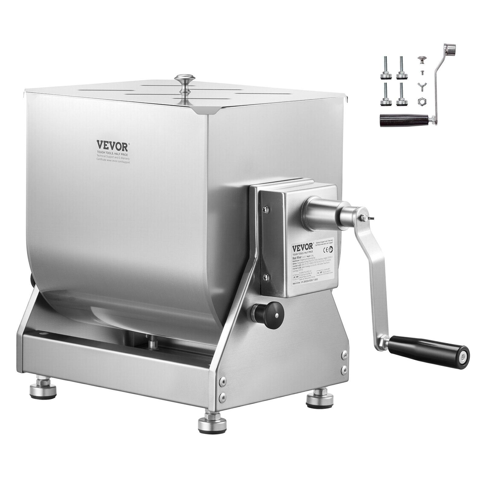VEVOR Manual Meat Mixer, 20L Tilt