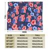 4th of July USA Warm Soft Blanket Decorative Plush Bedding Throws Fashion Couch Chair Flannel Bedspread Sofa Bed Cover