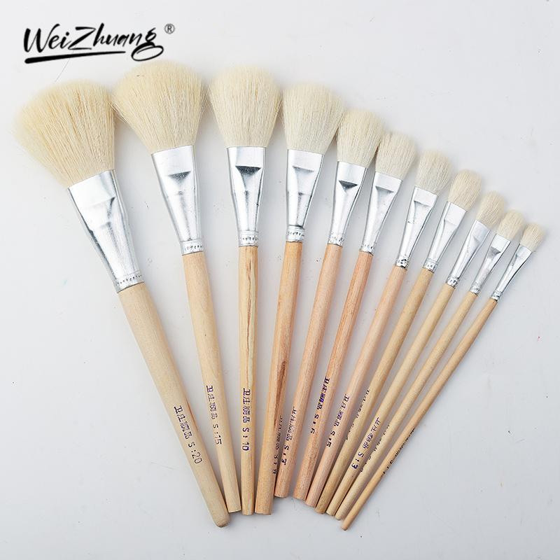 11PCS Boutique Soft Head S Pen Wool Brush Brush Gold Painting Special Process 11 Models Watercolor Oil Painting Paint Pen