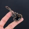 Black Onyx Jewelry, 999 Copper Wire Wrapped Pendant Handmade Gemstone Jewelry, Gifts For Wife Brand New Pendant