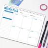 Schedules Weekly Meal Planner Pad A5 Notebook Planner To Do Planner List Pad  Office