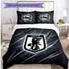 Japan Football Printed Bedding 3 Piece Set Cozy Breathable Bed Cover Set as Housewarming Holiday Gift