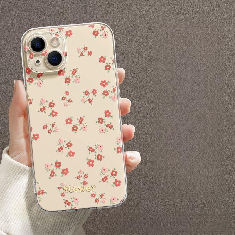 Květinové pouzdro pro Samsung S24 Ultra Fundas Samsung Galaxy S23 Ultra S20 S21 FE S22 Plus S21FE S23FE silikonový průhledný kryt