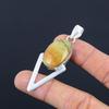 Natural Polychrome Jasper Gemstone Pendant 925 Sterling Silver Jewelry For Women