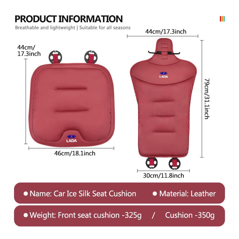 AIVAFW1 Car Seat Cushion Velvet Leather Universal Auto Seat Pad Soft For Lada Vesta Granta Vesta Niva 4X4 Largus Vaz Samara 2110