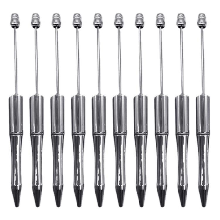 10Pcs Beadable Pen Plastic Bead Pen Ballpoint Pen Cute Pen Boy Girls Pen Gift