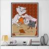 Disney Diamond Painting Cats Adventure Illustration Mosaic Art DIY Cross Stitch Embroidery Set Full Diamond Home Decor Gift