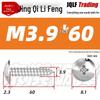 Flat Head Phillips Stainless Steel Self-Tapping Screw M3-M5 for Furniture and Wood.