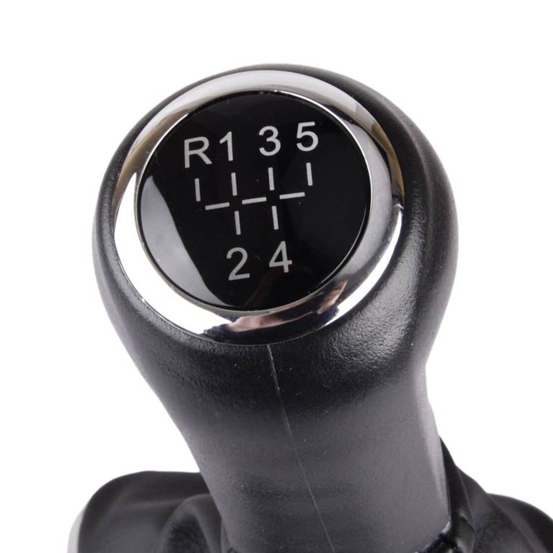 5 Speed Gear Shift Knob Shifter Gaiter Boot Lever Head Fit for Opel Zafira B A05 2005-2015 Black