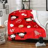 1pc Blanket Pucca1 Print Design, Lightweight Blanket for Sofa, Bed- Soft &Warm, Gift for All Seasons like Christmas, Halloween