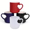 Heart-shaped Color-changing Ceramic Mug