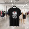 Men's and Women's T-shirts Skeleton Lover Couple Gothic Graphic