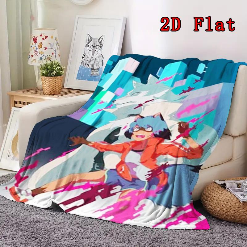 BNA 2D Flat Pattern Flannel Blanket High Quality All Seasons Warmth and Comfort Perfect for Christmas Gifts.