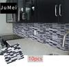 5/10pcs Mosaic Self Adhesive Tile Backsplash Wall Sticker Vinyl Bathroom Kitchen Home Decor DIY Kids Room Decoration Wallpaper