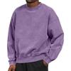 Men's Winter Pullover Solid Color Long Sleeve T