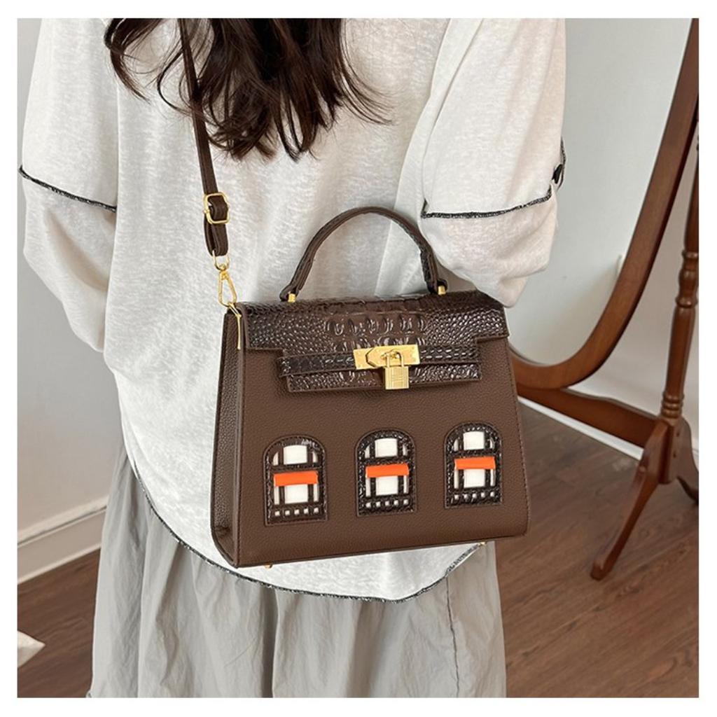 Xeie Thuk Handbag Women PU Adjustable Strap Daily Commute