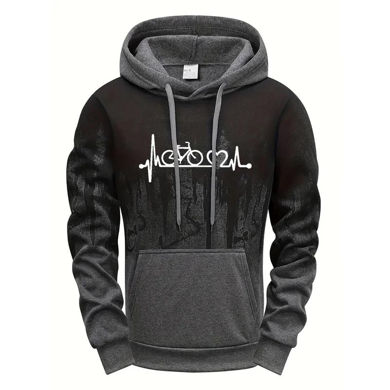 Splatter Design Men's Hooded Sweatshirts High Quality Streetwear Pullover Autumn Winter Daily Casual Sports Hoodies